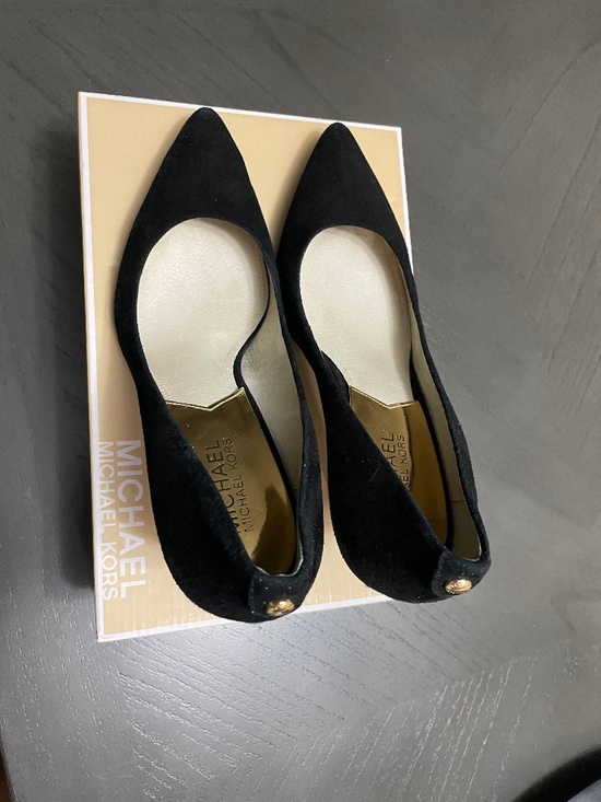 Michael Kors Shoes - Michael Kors Black Pointed Toe Flats Women’s Slip-On Dress Shoes